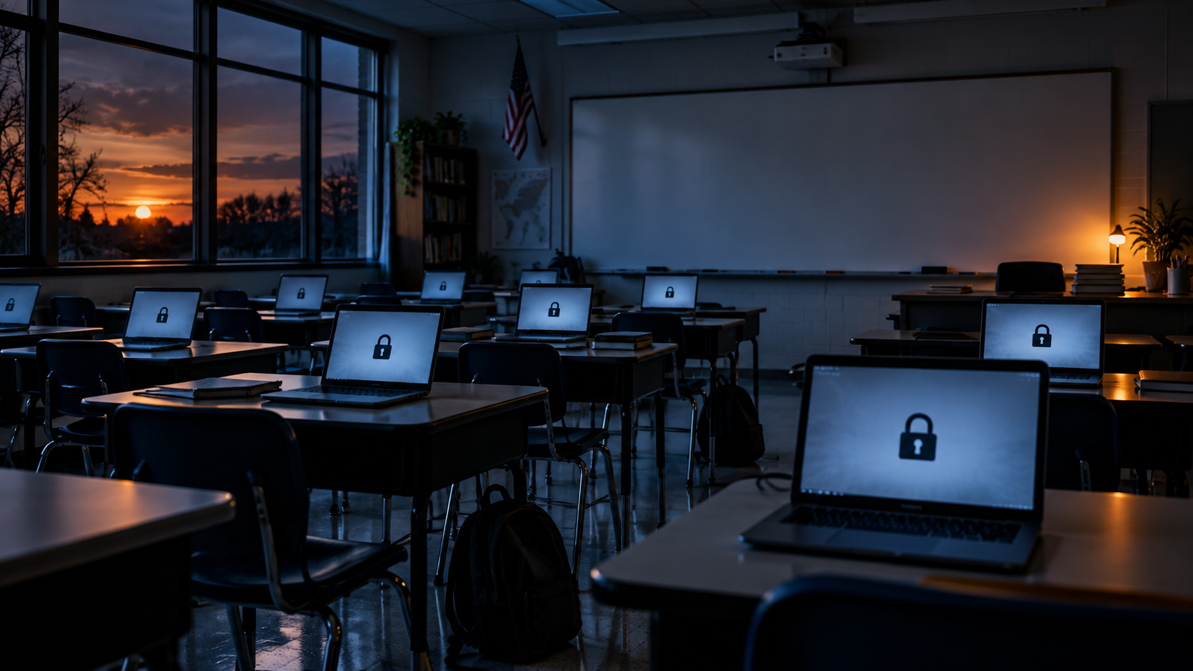 When the classroom became the ransom note.